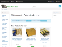 Tablet Screenshot of debooks4u.com